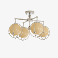 orb-cage-semi-ceiling-lamp-anzaz-Chrome & Beige-1