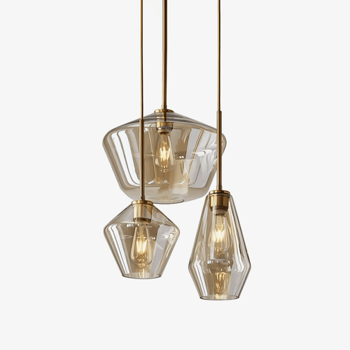arclinea-pendant-lamp-anzaz-Gold & Clear-1