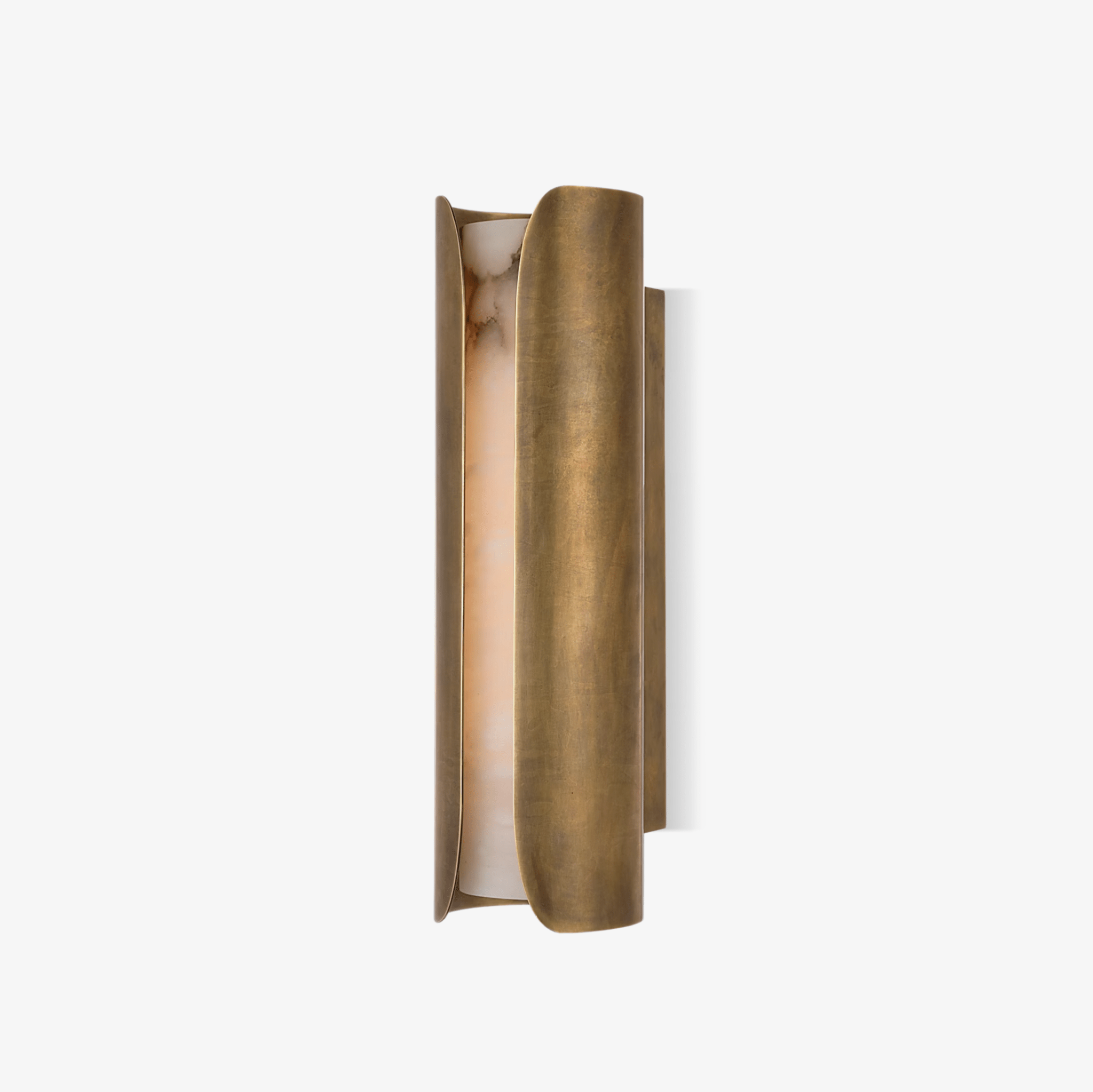 cradled-alabaster-sconce-anzaz-Gold & White-1