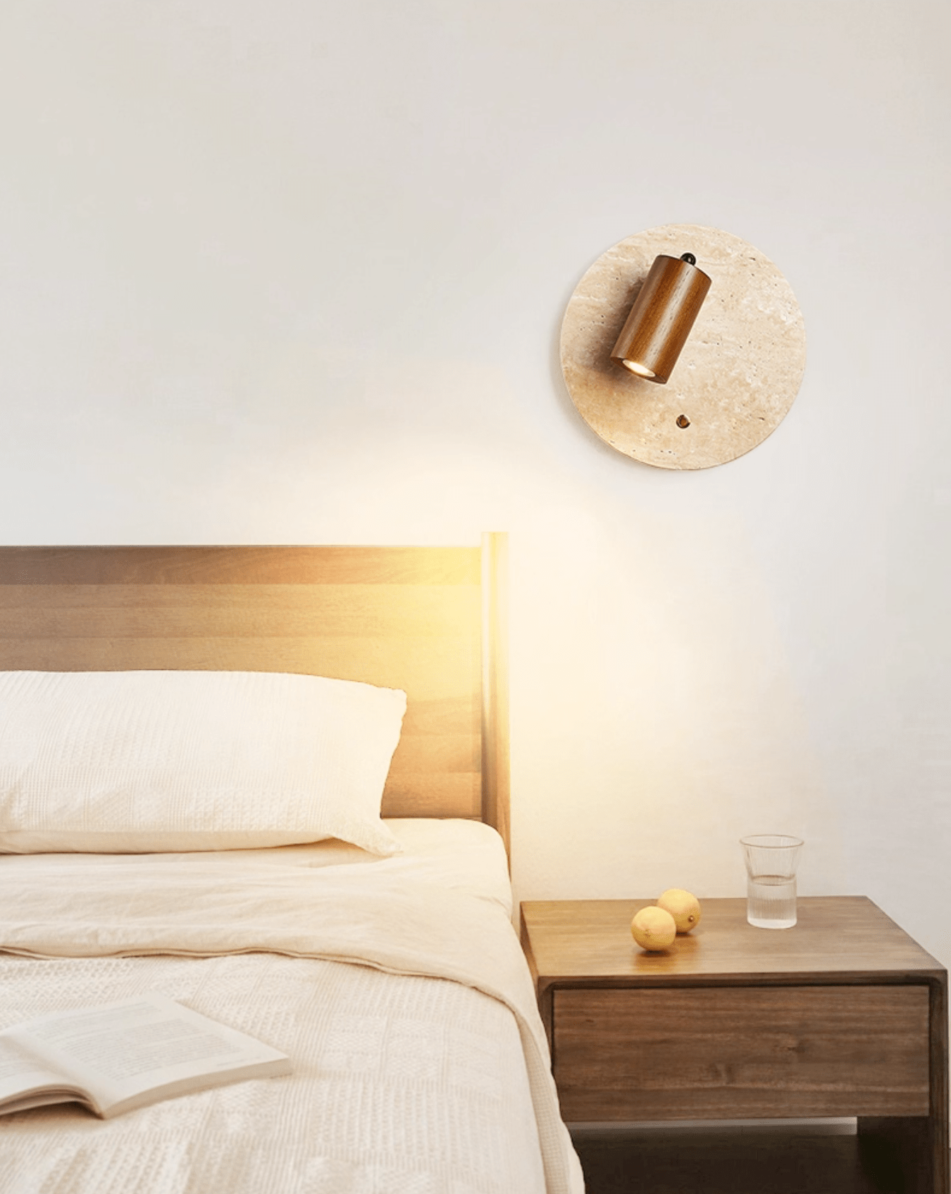travertine-spot-wall-sconce-anzaz-Wood Color & Yellow Travertine-4
