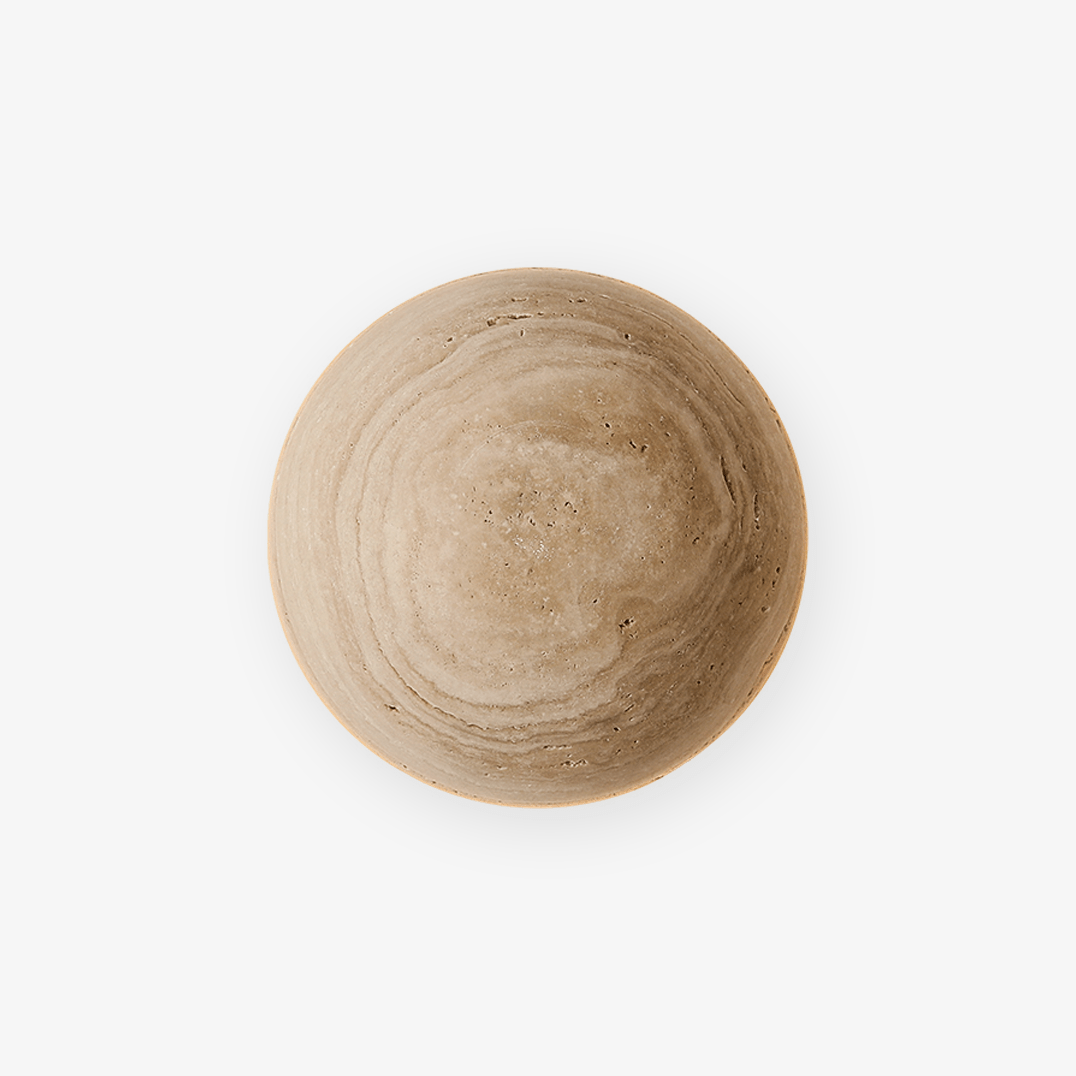 terra-disc-sconce-anzaz-Yellow Travertine-1