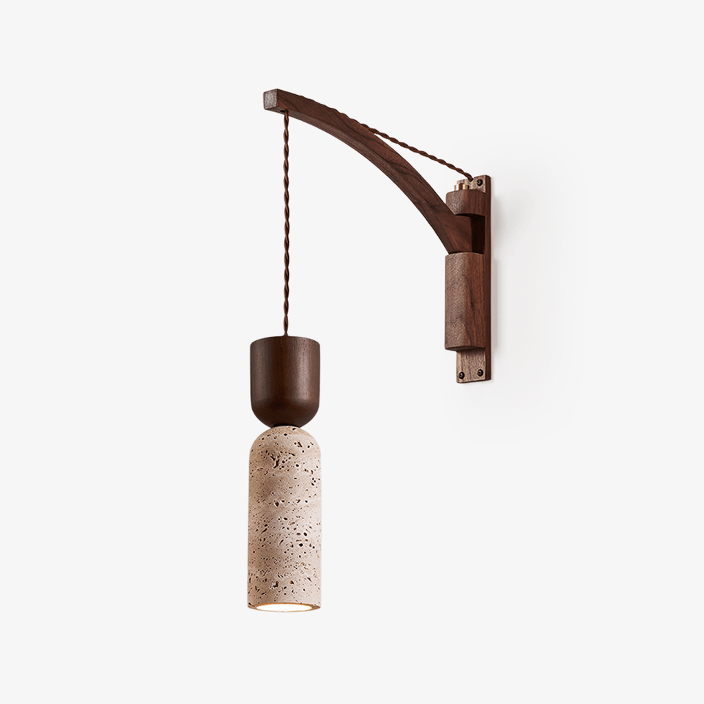 travertine-fusion-wall-sconce-anzaz-Walnut Color & Yellow Travertine-1