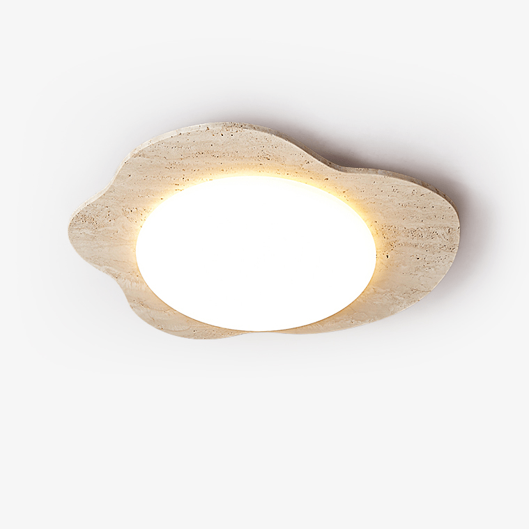 travertine-cloud-ceiling-lamp-anzaz-Yellow Travertine & White-1