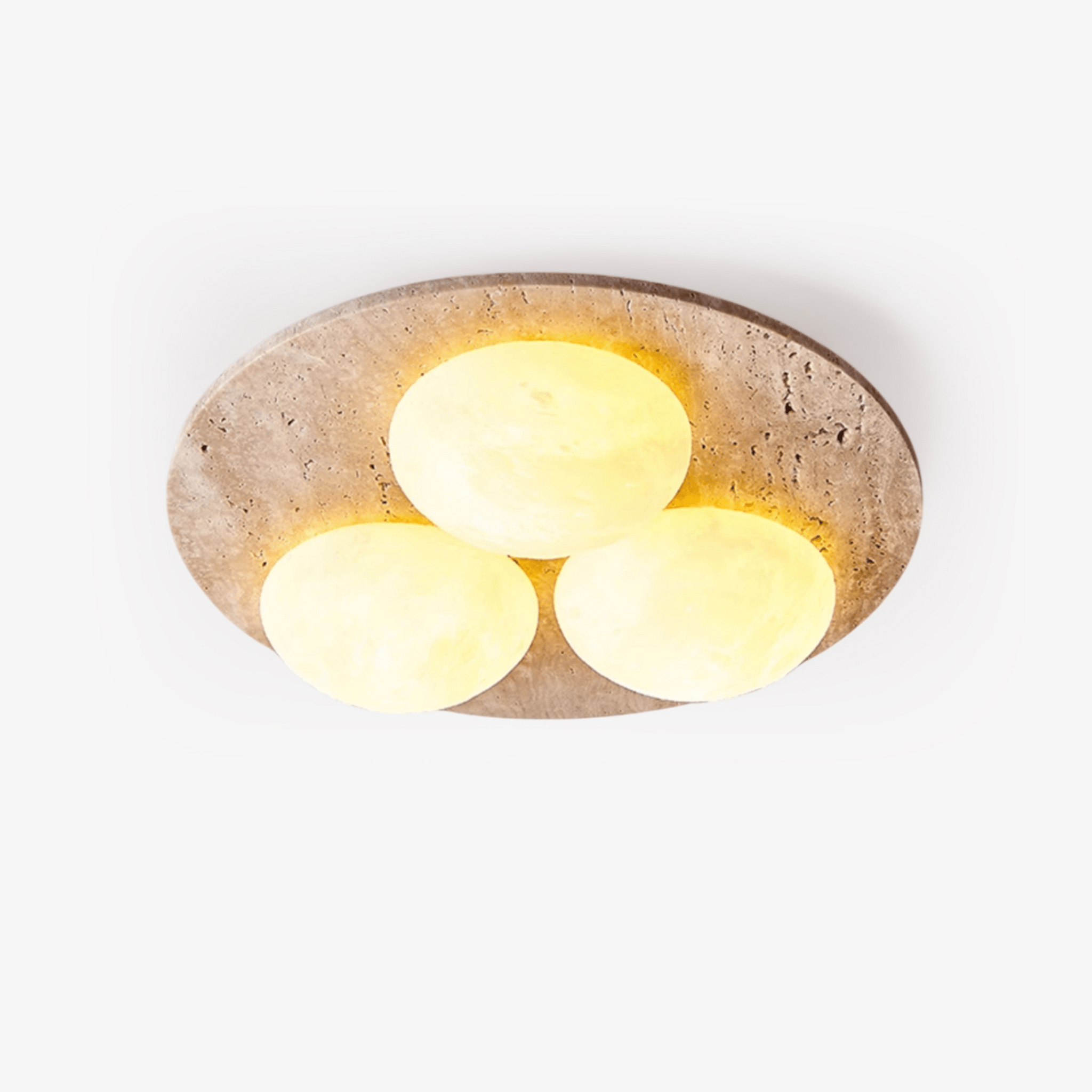 trio-travertine-ceiling-light-anzaz-Yellow Travertine & White-1