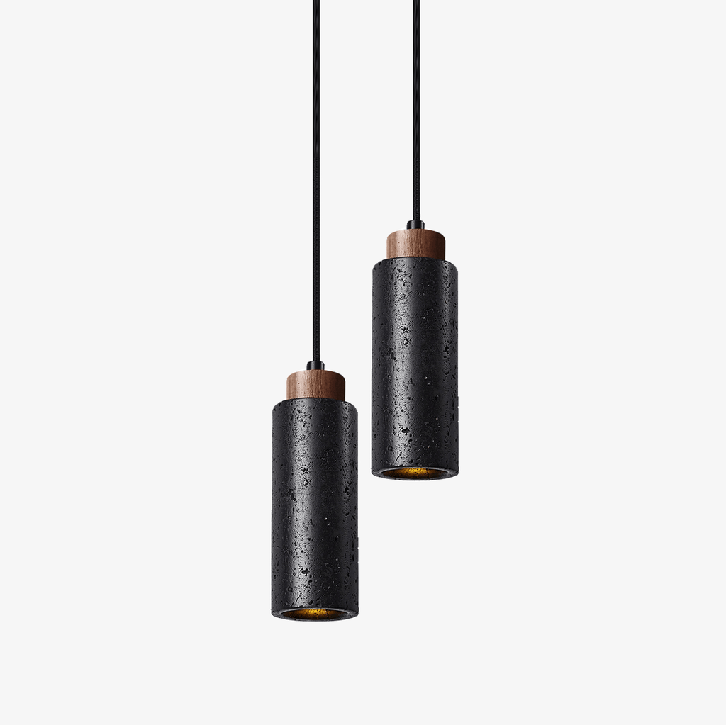 vulcan-mini-pendant-lamp-anzaz-Black Travertine & Dark walnut-1
