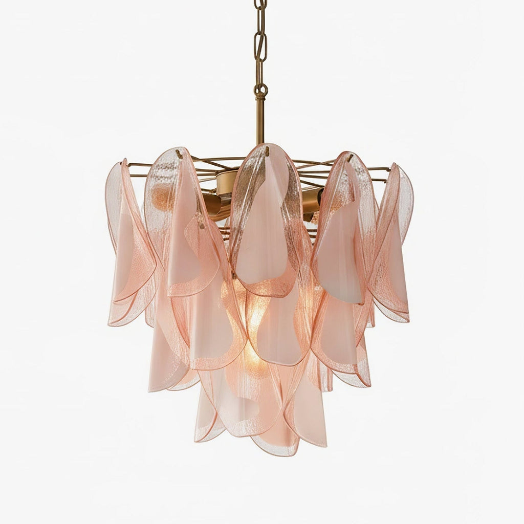 fuchsia-chandelier-anzaz-Pink & White &Gold-1