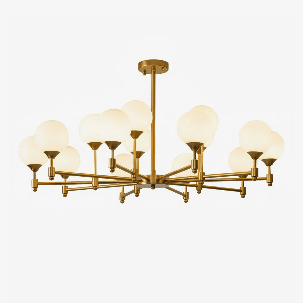 alessio-globe-chandelier-anzaz-Brass & White-1