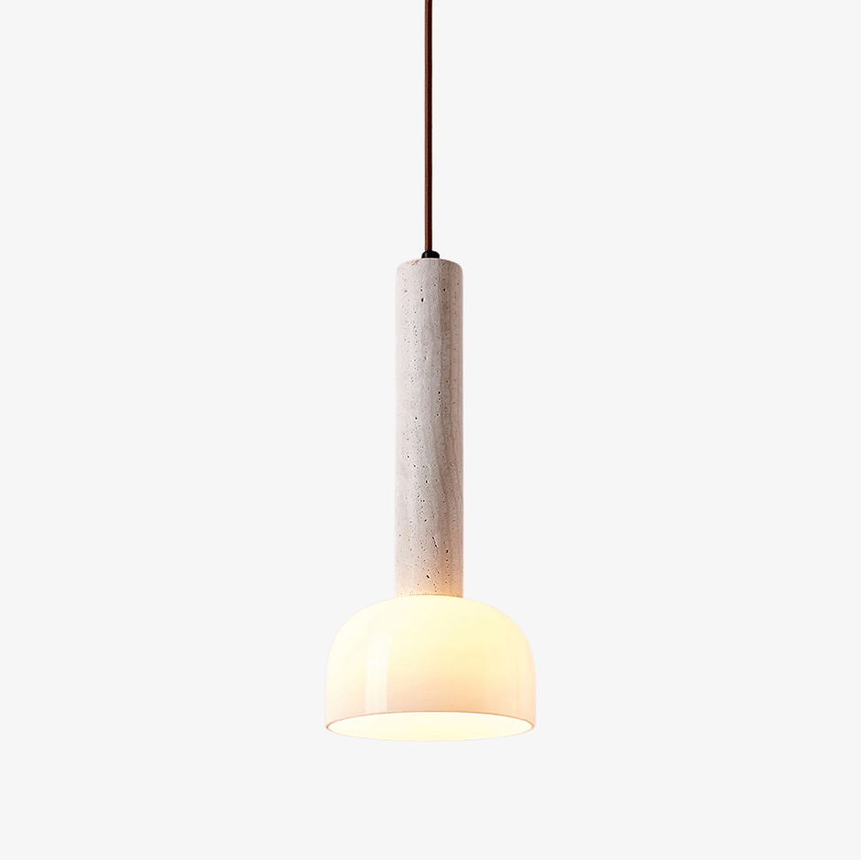 obelisk-radiance-pendant-lamp-anzaz-Beige Travertine & White-1
