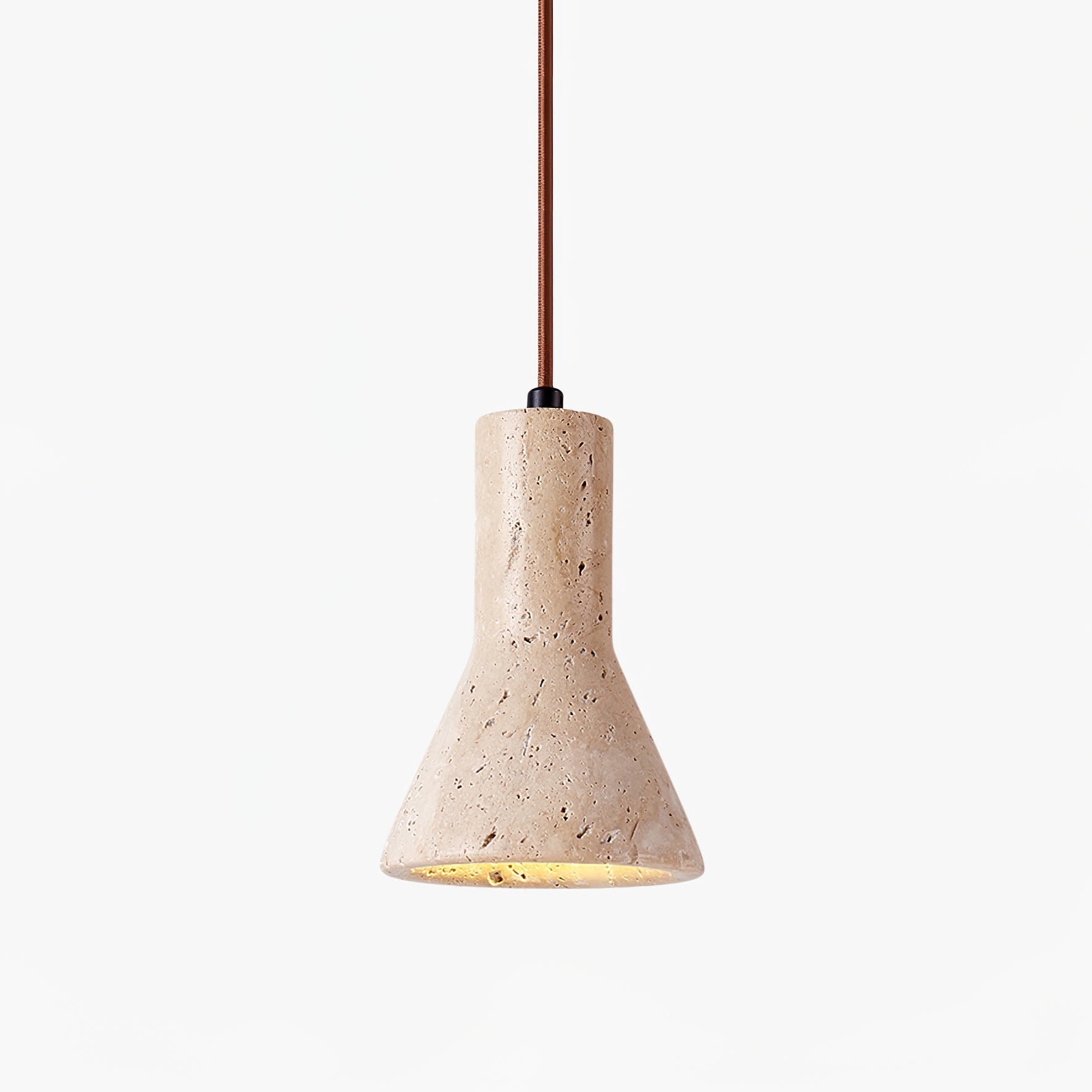 funnel-travertine-pendant-lamp-anzaz-Yellow Travertine-1