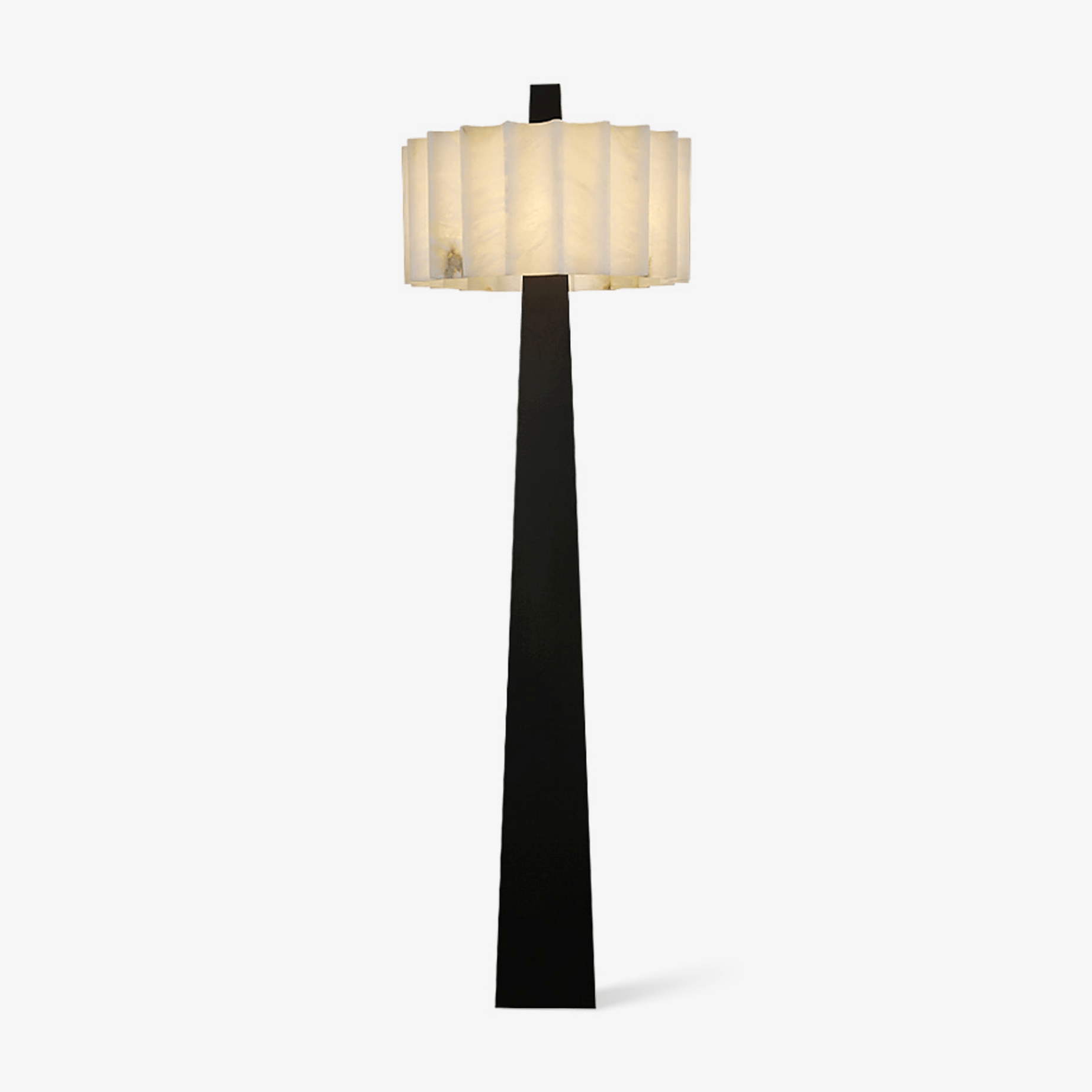 origami-pleat-floor-lamp-anzaz-Black & White-1