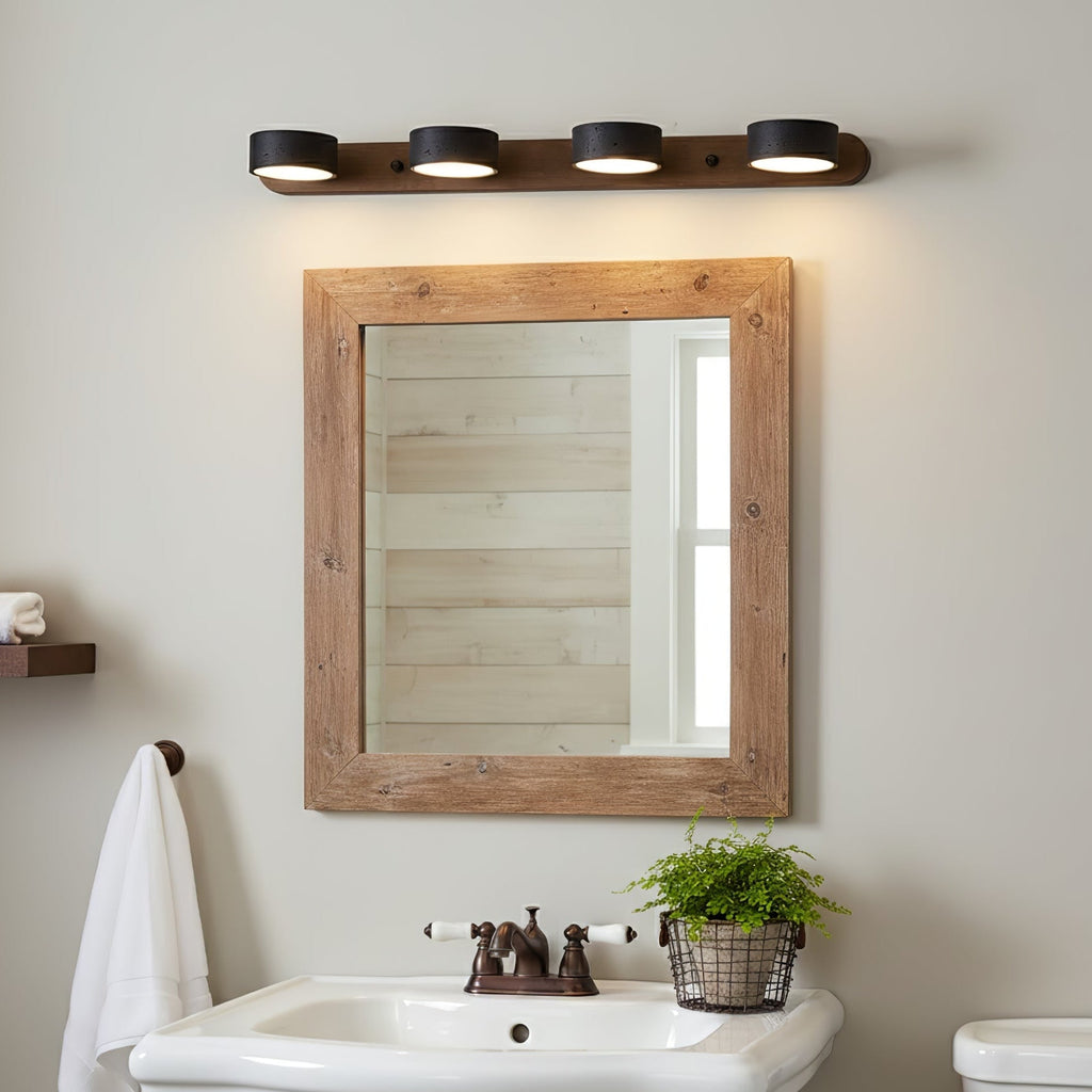 black-travertine-duo-wall-light-anzaz-Walnut Color & Black Travertine-3