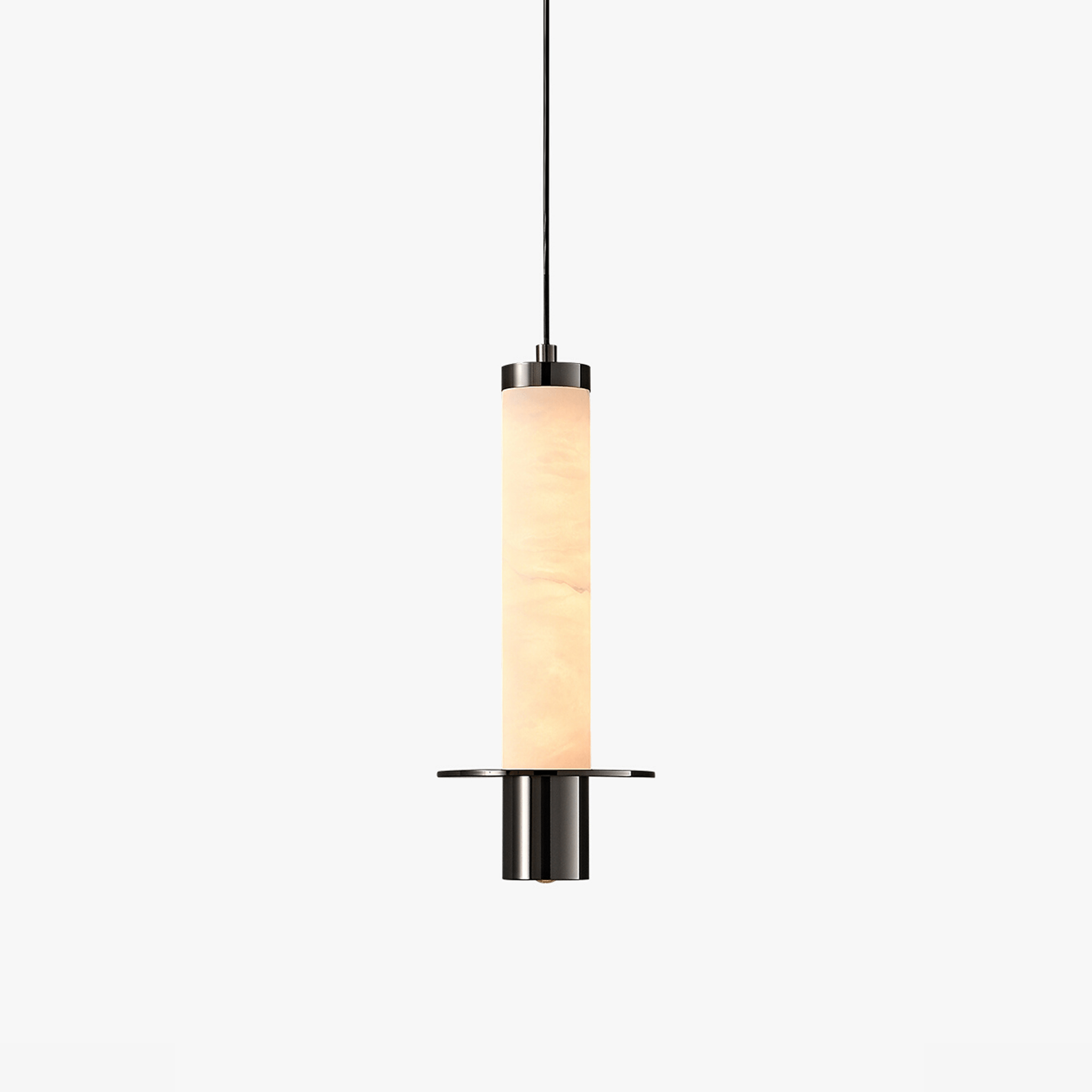 cylindrical-plinth-pendant-lamp-anzaz-Black & White-1