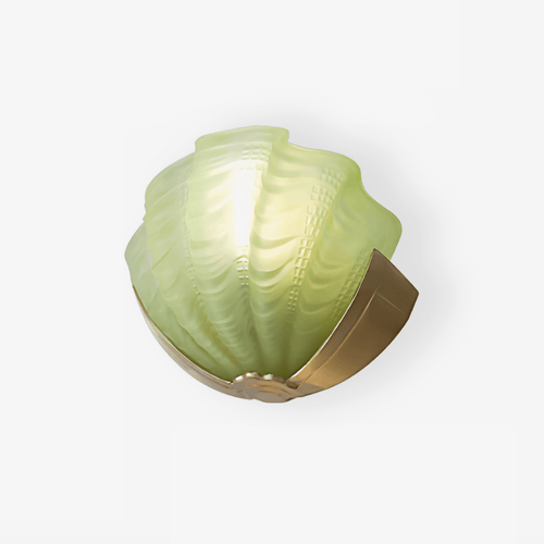 art-deco-scallop-wall-light-anzaz-Frosted White & Gold-1