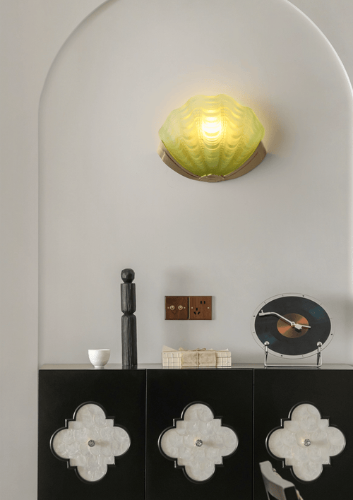 art-deco-scallop-wall-light-anzaz-Green & Gold & Gold-2