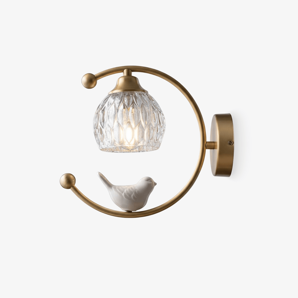nuvia-bird-wall-lamp-anzaz-Brass & Black-1