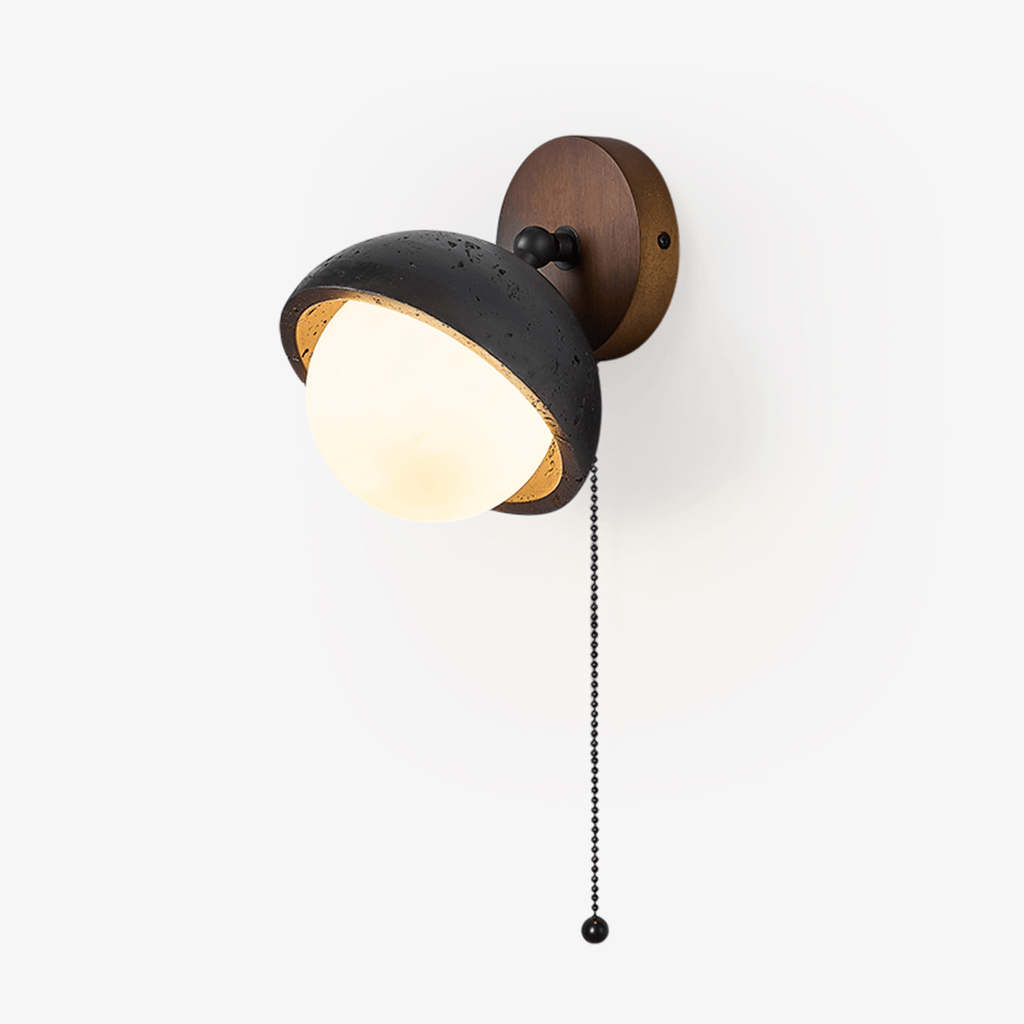solstice-pivot-sconce-anzaz-Black Travertine & Dark walnut-1