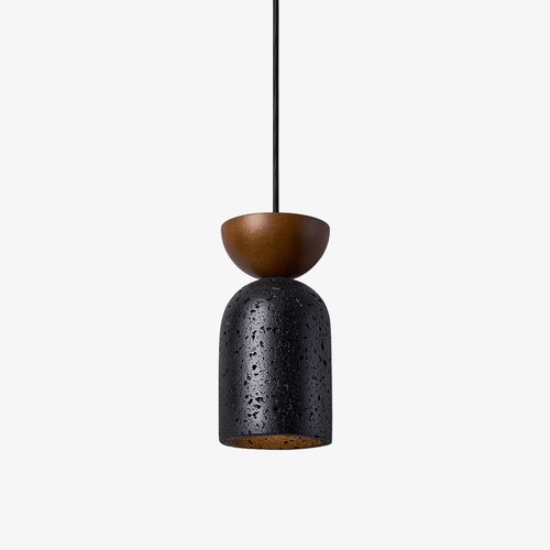 basalt-walnut-drop-pendant-light-anzaz-Black Travertine & Dark walnut-1