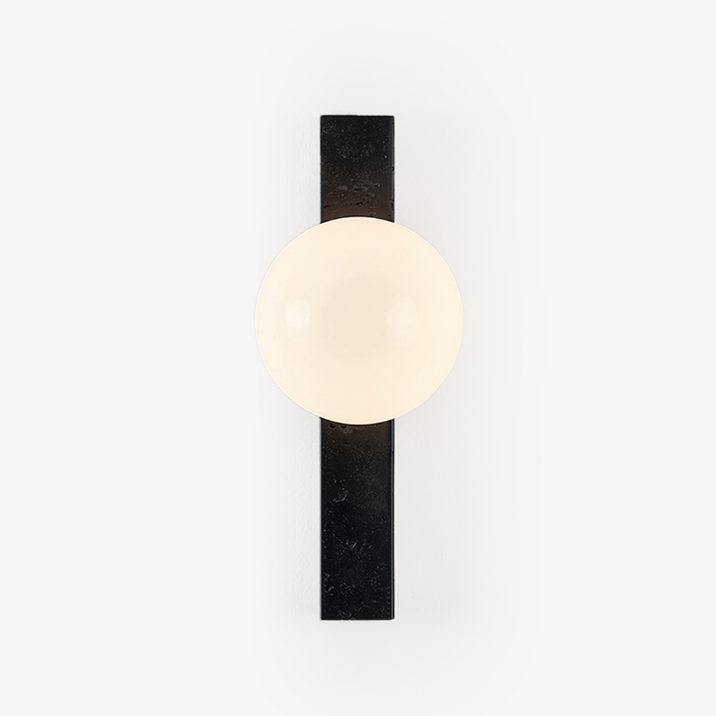 balanced-globe-sconce-anzaz-Black Travertine & White-1