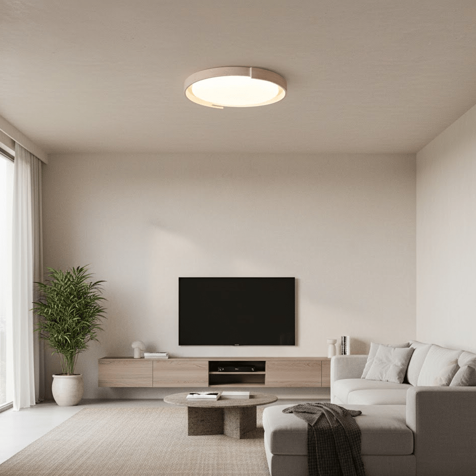 orbital-edge-ceiling-light-anzaz-Yellow Travertine & White-3