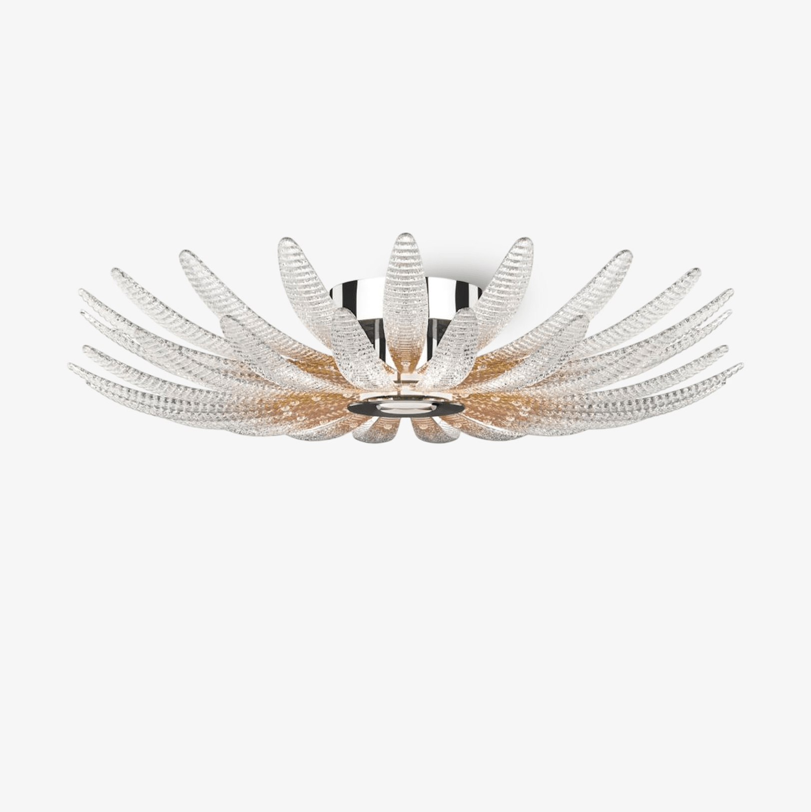 aurelia-glass-petal-ceiling-light-anzaz-Chrome & Clear-1