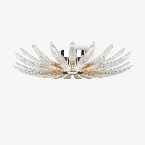 aurelia-glass-petal-ceiling-light-anzaz-Chrome & Clear-1