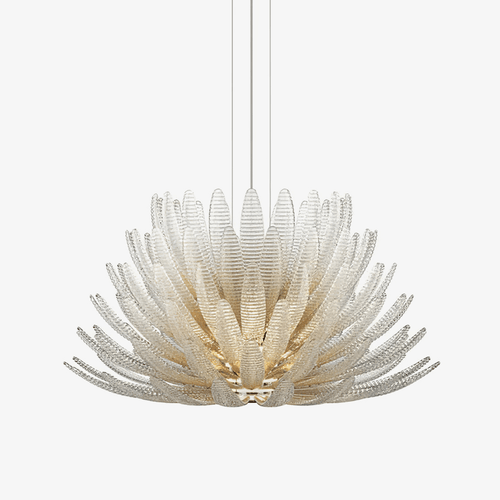 aurelia-glass-petal-chandelier-anzaz-Chrome & Clear-1