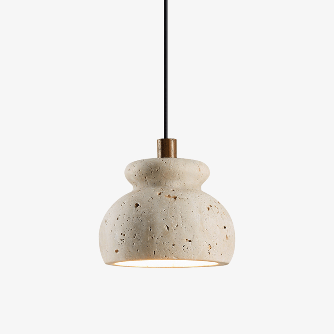 bell-elara-pendant-light-anzaz-Yellow Travertine-1