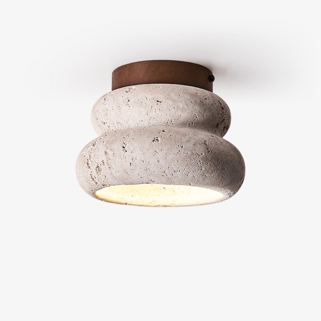 neris-ceiling-lamp-anzaz-Dark walnut & Yellow Travertine-1