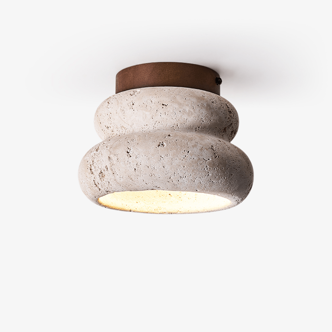 neris-ceiling-lamp-anzaz-Dark walnut & Yellow Travertine-1