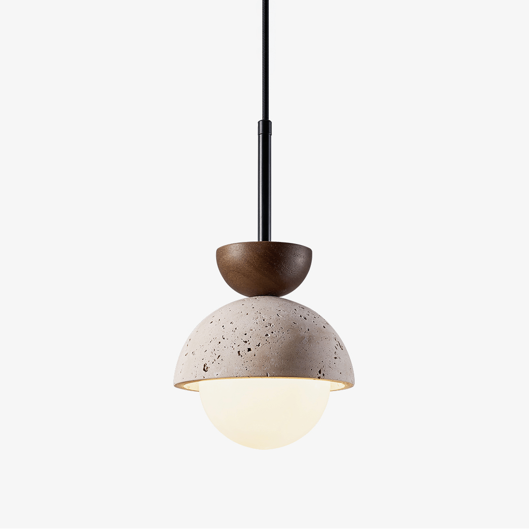 avelin-pendant-lamp-anzaz-Walnut Color & Yellow Travertine-1