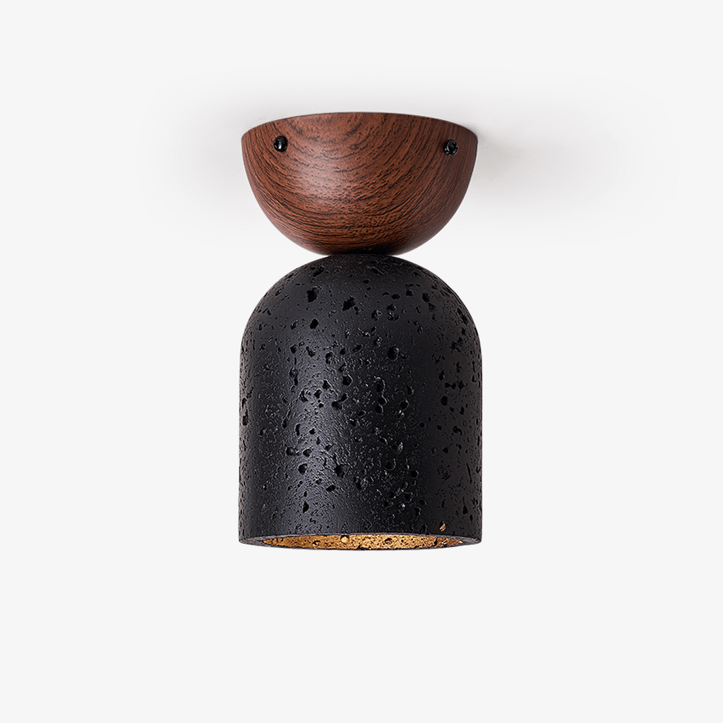 arvilo-ceiling-lamp-anzaz-Walnut Wood & Black Travertine-1