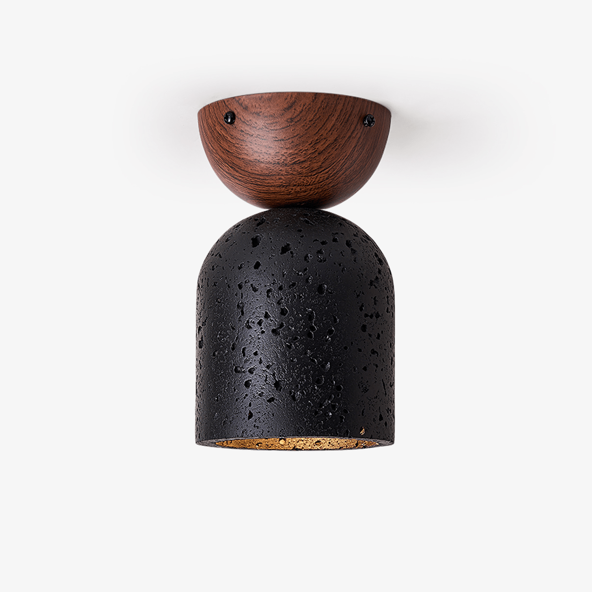 arvilo-ceiling-lamp-anzaz-Walnut Wood & Black Travertine-1