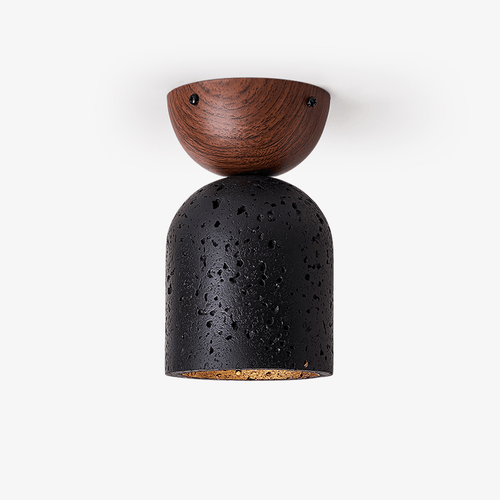 arvilo-ceiling-lamp-anzaz-Walnut Wood & Black Travertine-1