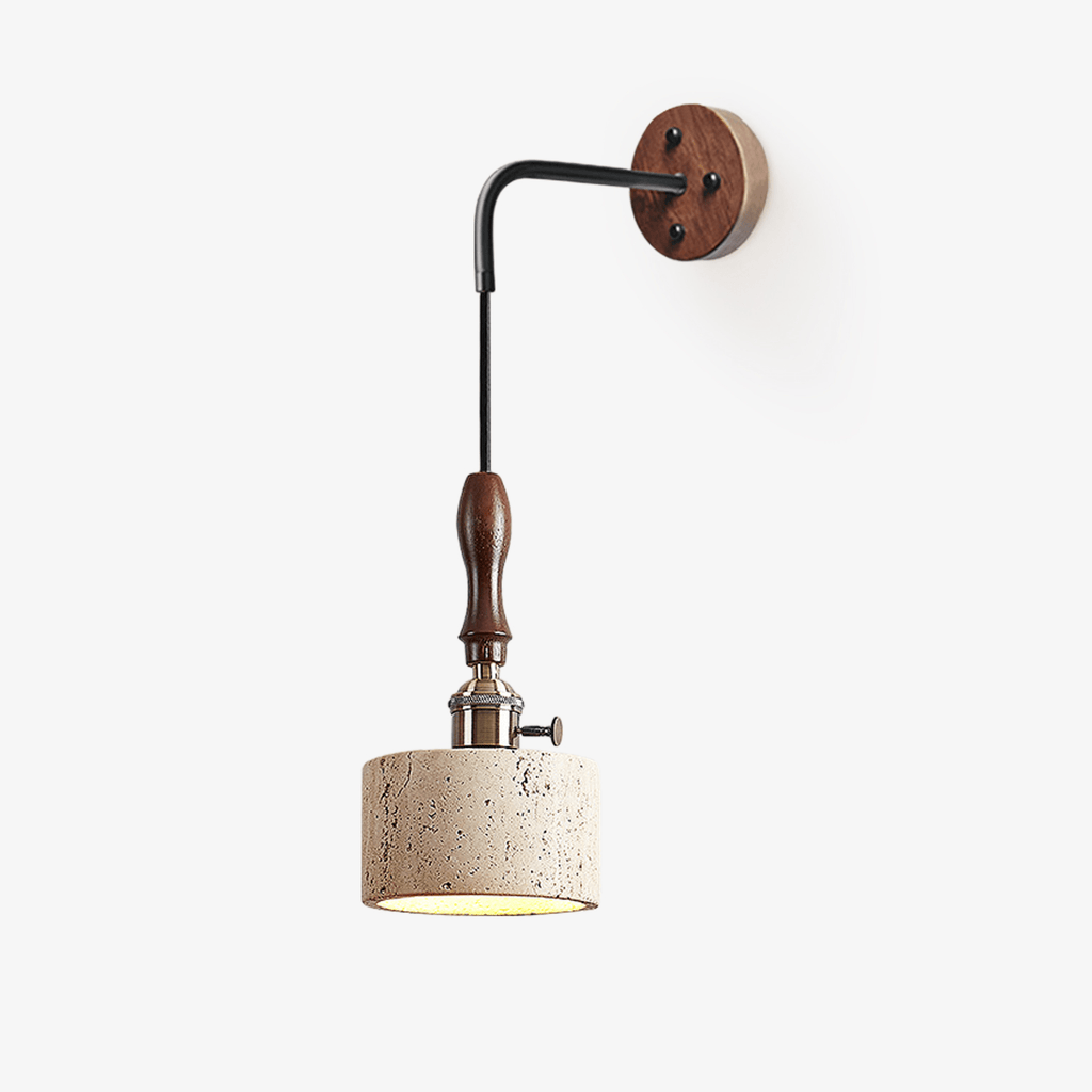 arvilo-wall-lamp-anzaz-Yellow& Travertine & Dark walnut-1