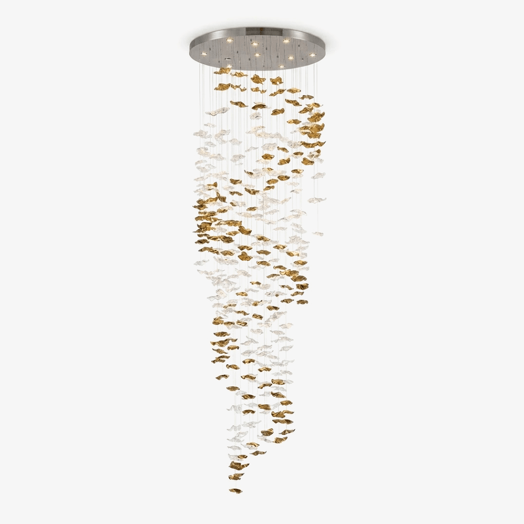 sand-sea-stair-chandelier-anzaz-Clear & Gold-1