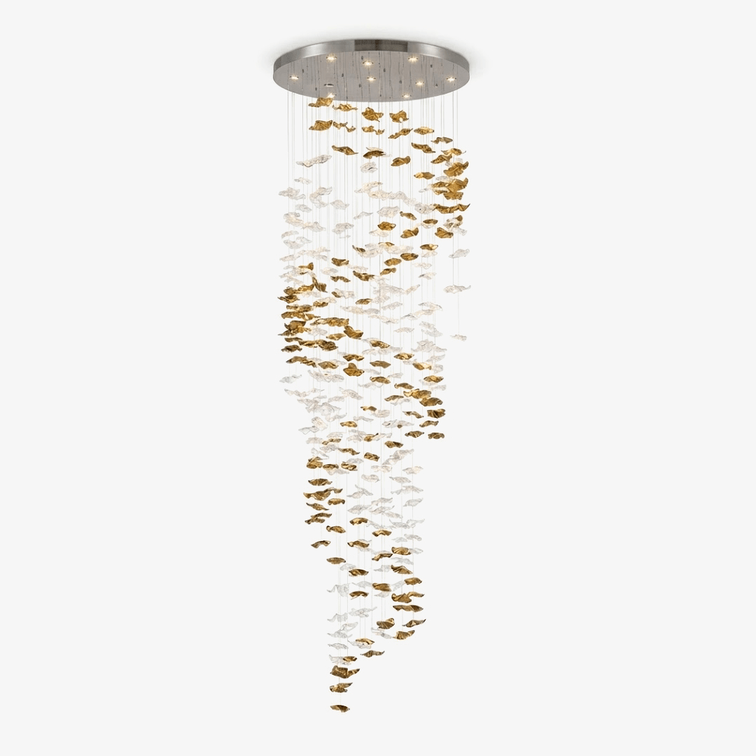sand-sea-stair-chandelier-anzaz-Clear & Gold-1