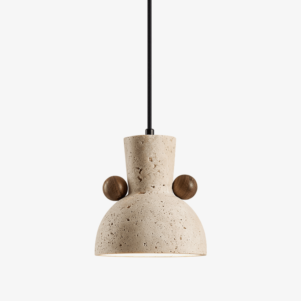tavaro-pebble-pendant-lamp-anzaz-Walnut Color & Yellow Travertine-1