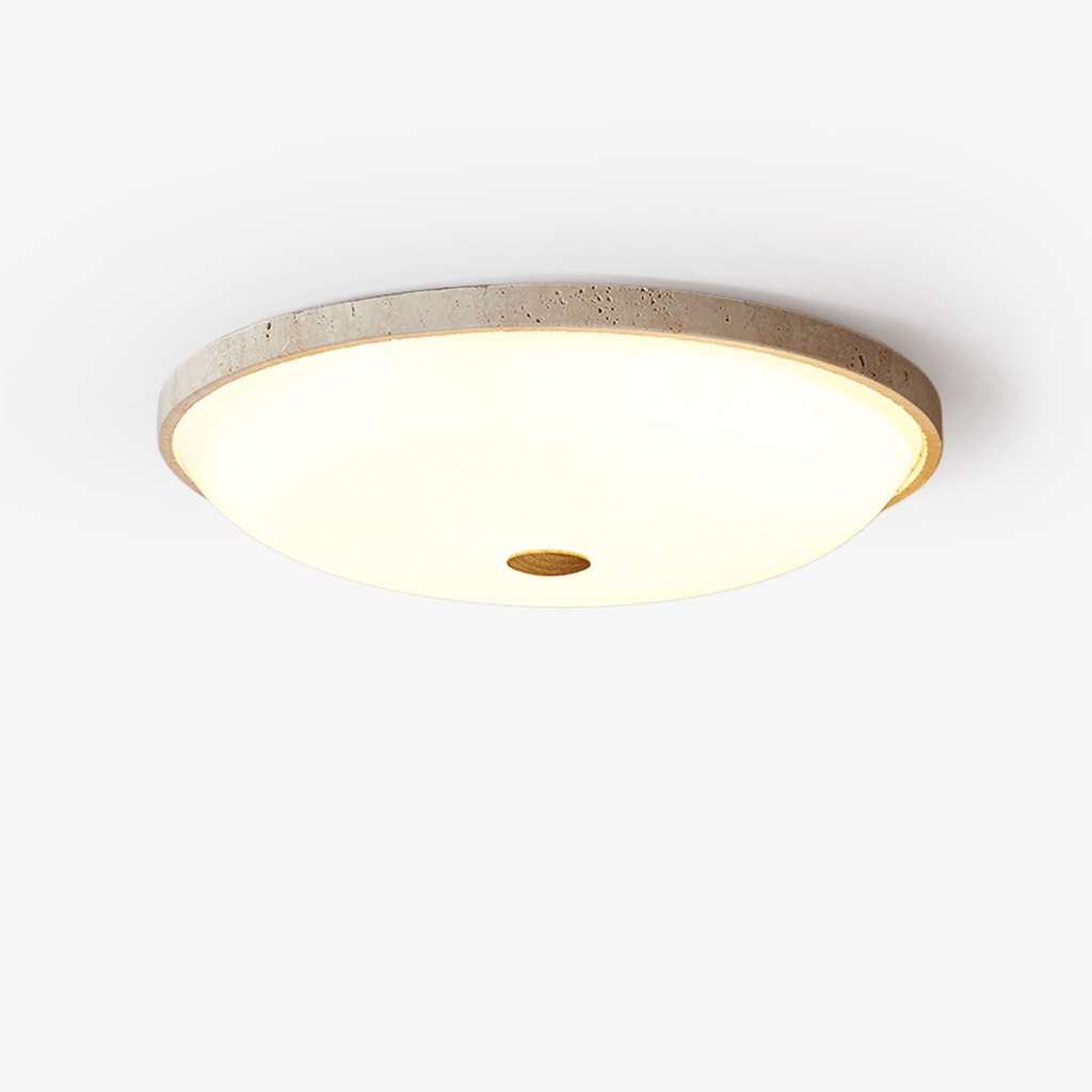solara-disc-ceiling-lamp-anzaz-Yellow Travertine & White-1