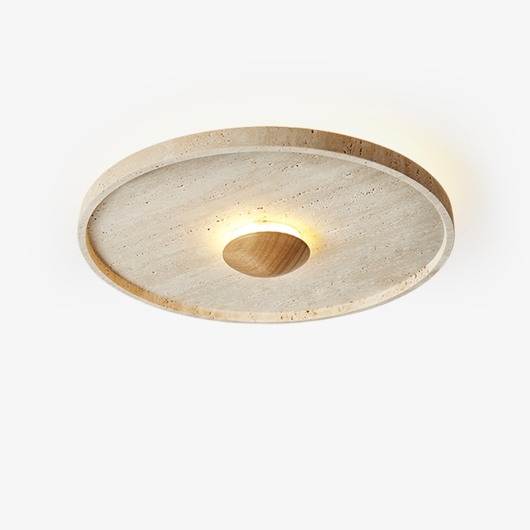 traviso-halo-ceiling-lamp-anzaz-Yellow Travertine & Wood color-1