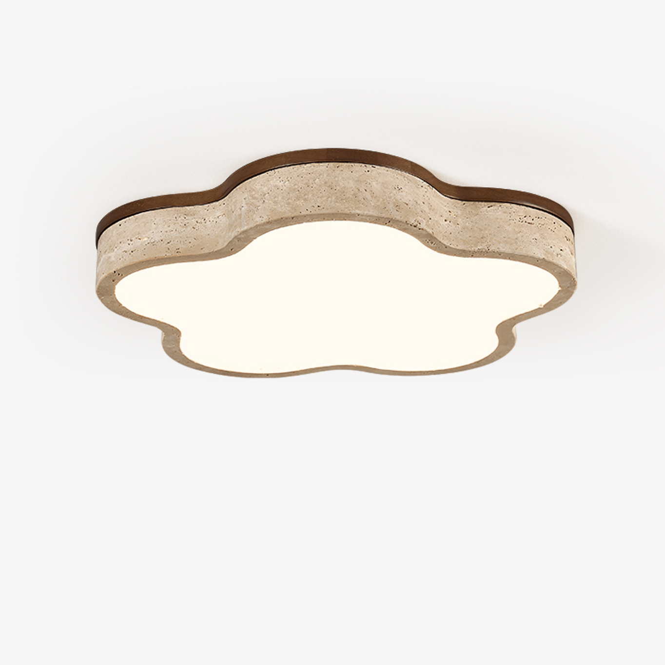 cloudline-travertine-ceiling-lamp-anzaz-Yellow Travertine & White-1