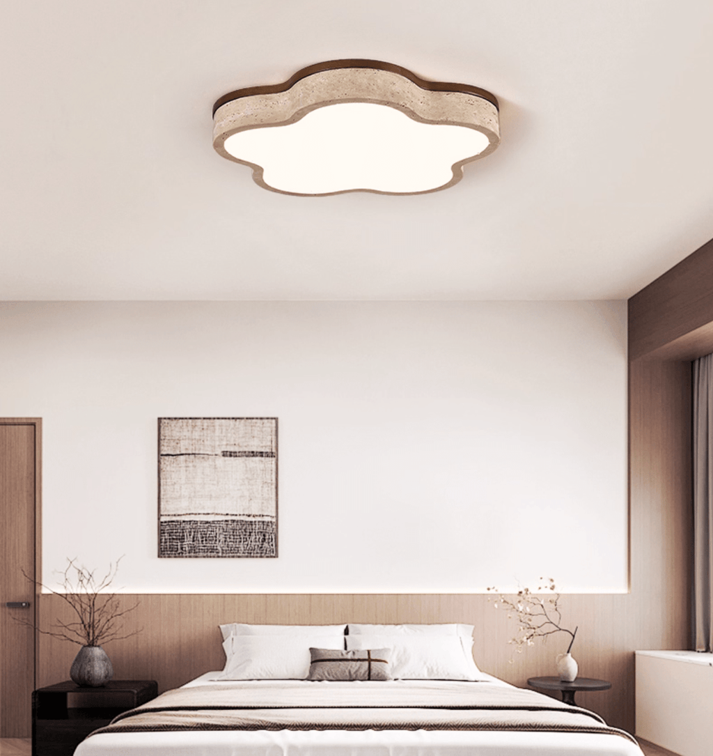 cloudline-travertine-ceiling-lamp-anzaz-Yellow Travertine & White-3