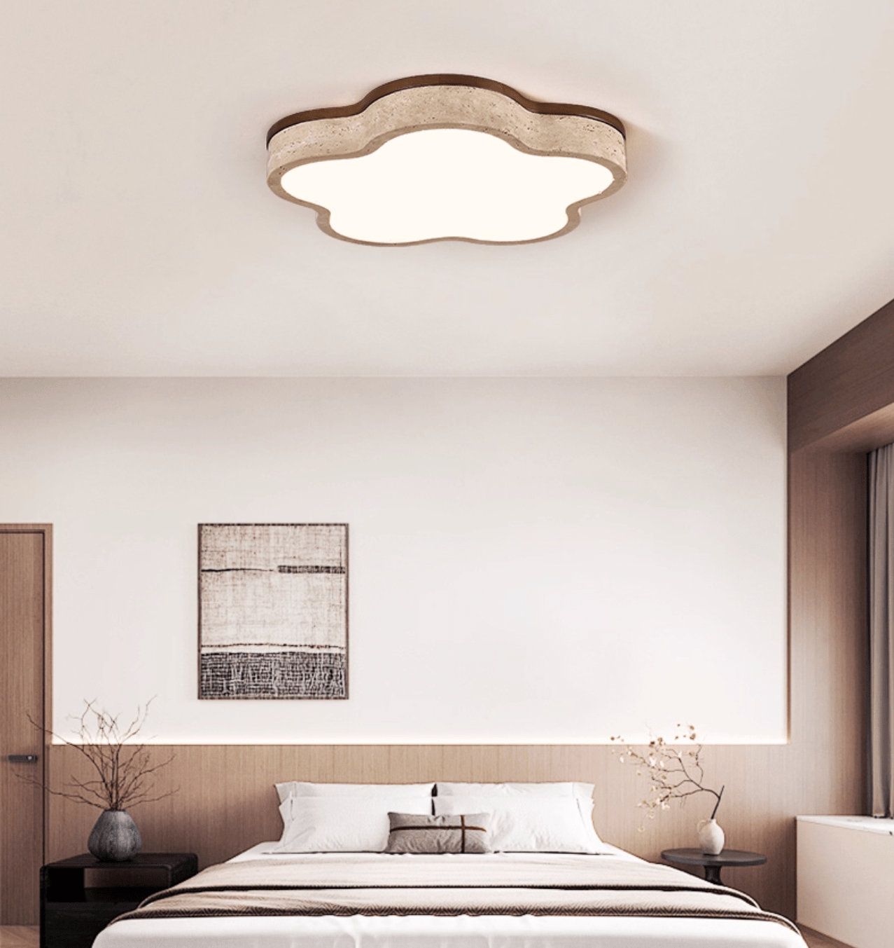 cloudline-travertine-ceiling-lamp-anzaz-Yellow Travertine & White-3