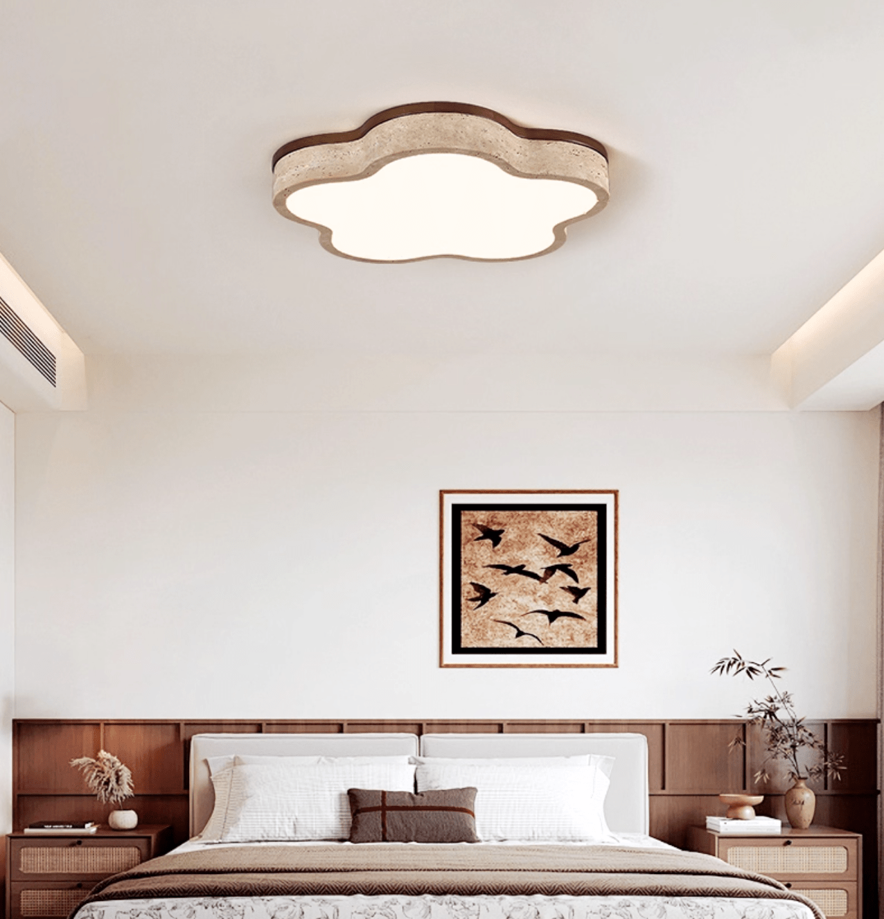 cloudline-travertine-ceiling-lamp-anzaz-Yellow Travertine & White-2