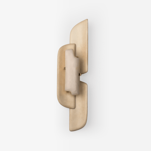 aurellin-sconce-anzaz-White Alabaster & Beige-1