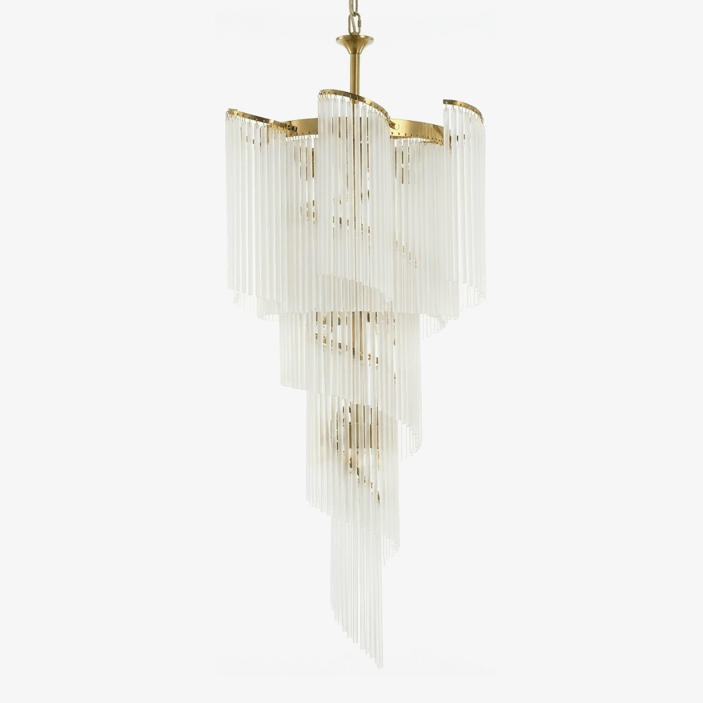 heliora-cascade-chandelier-anzaz-Gold & Clear-1