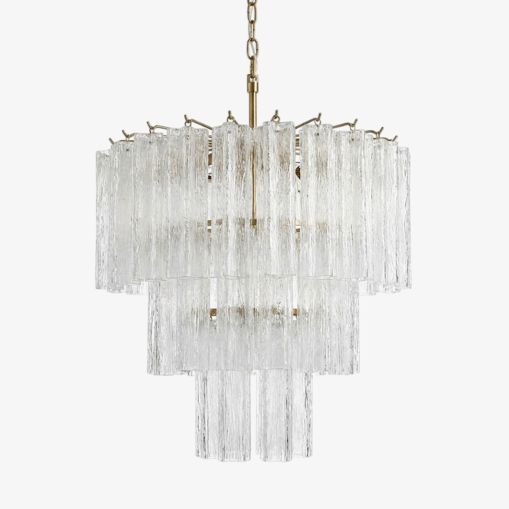 glacier-tier-chandelier-anzaz-Gold & Clear-1