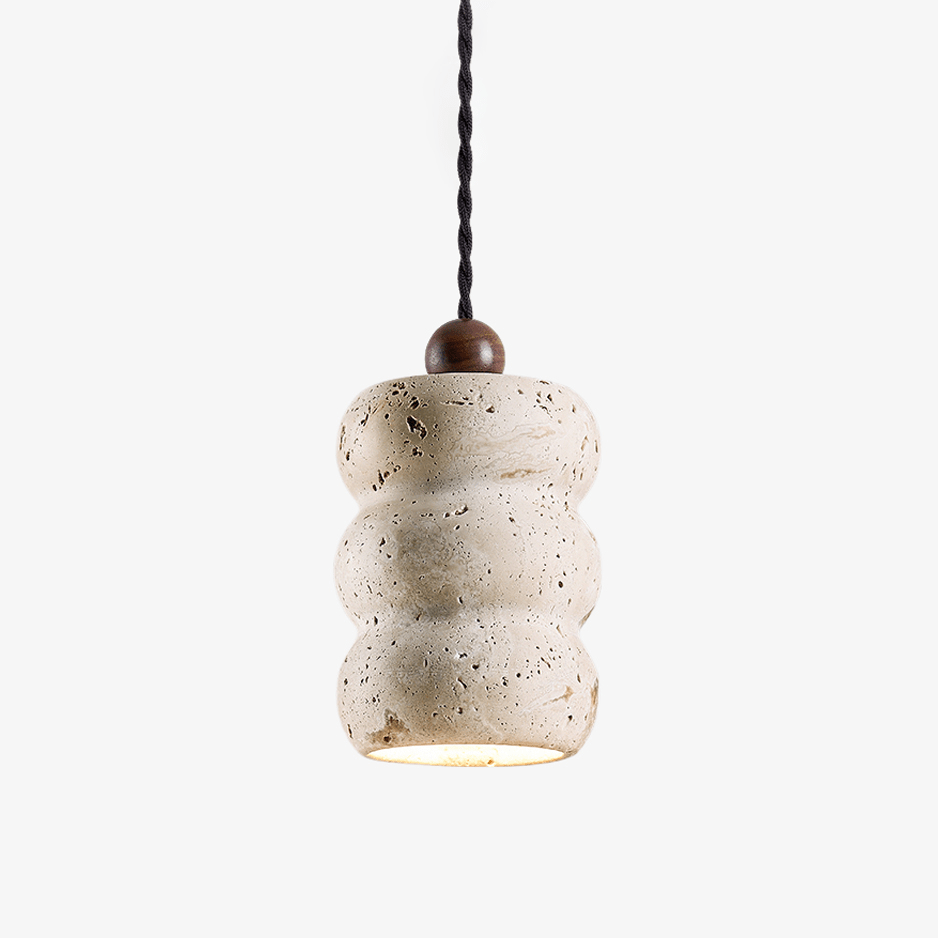 dune-pebble-travertine-pendant-light-anzaz-Yellow Travertine-1