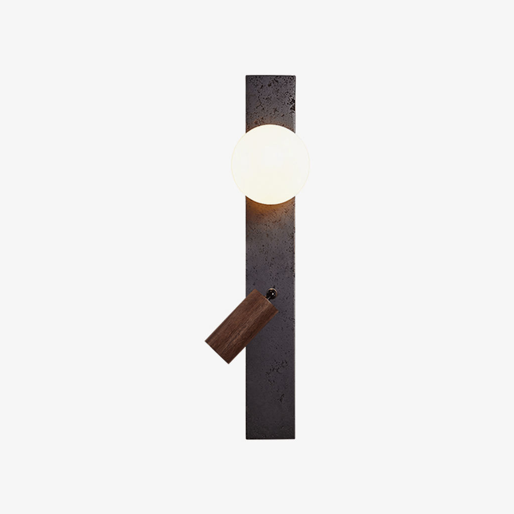 strato-beam-wall-light-anzaz-Black Travertine & Walnut Wood-1