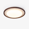 travertine-wood-ceiling-light-anzaz-Walnut Wood & Yellow Travertine-1