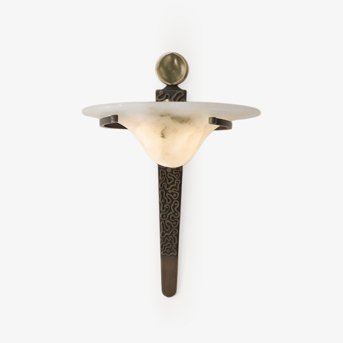 aurelian-crest-wall-sconce-anzaz-Bronze & White-1